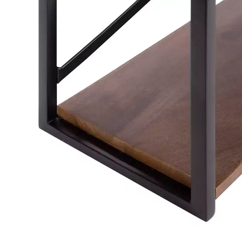 Tier Wall Shelf Brown/Black