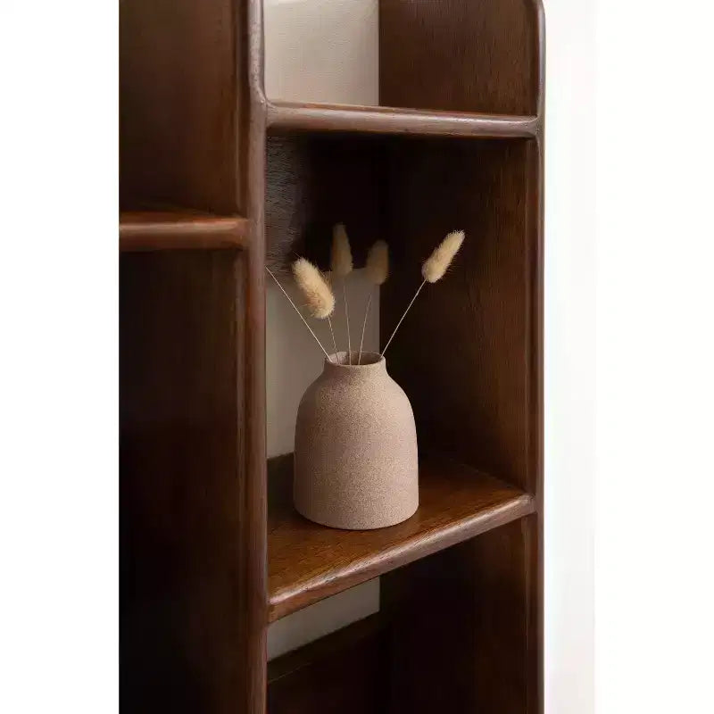 Wooden Wall Shelf Walnut Brown