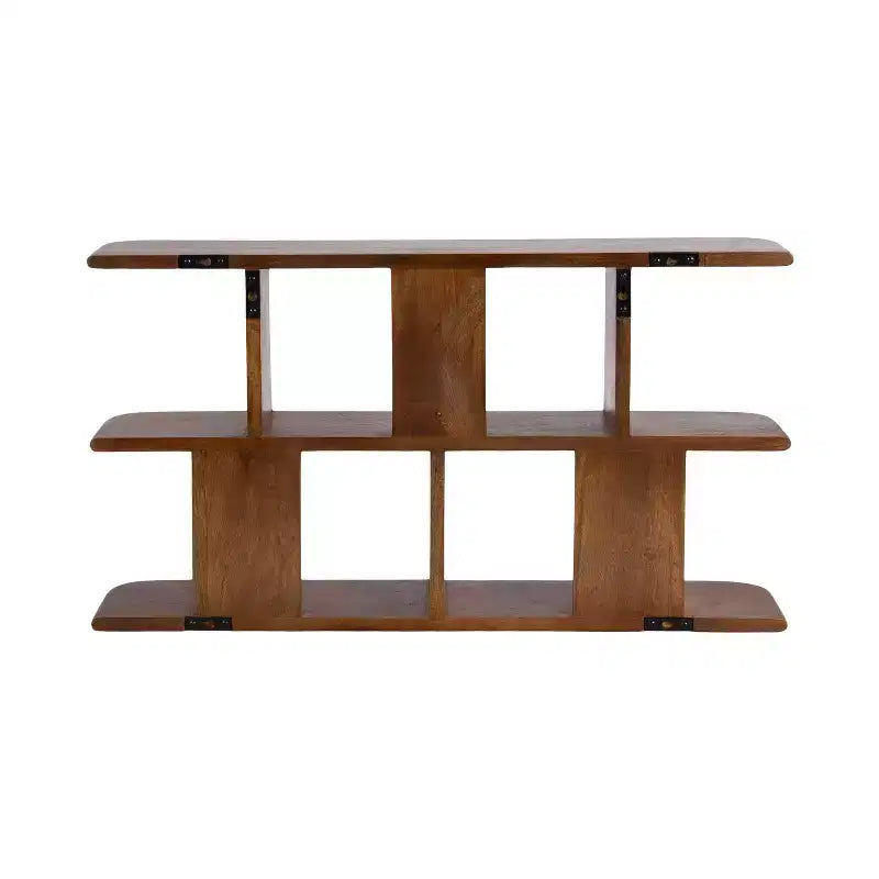 Wooden Wall Shelf Walnut Brown