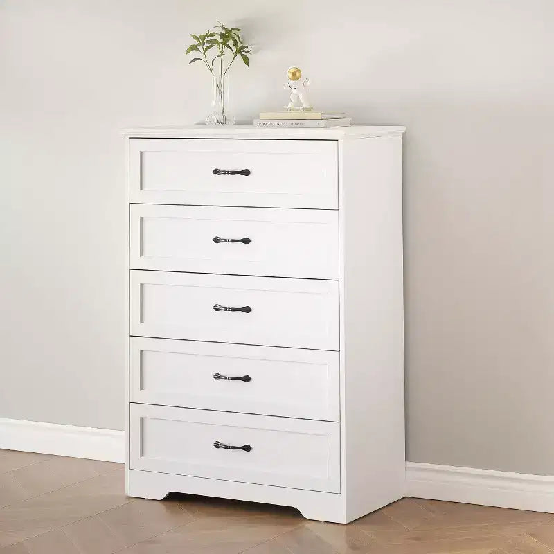 Dresser for Bedroom with Drawers, Wood Drawer Dresser Chest of Drawers for Closet, Living Room, Hallway, Nursery, Kids Bedroom