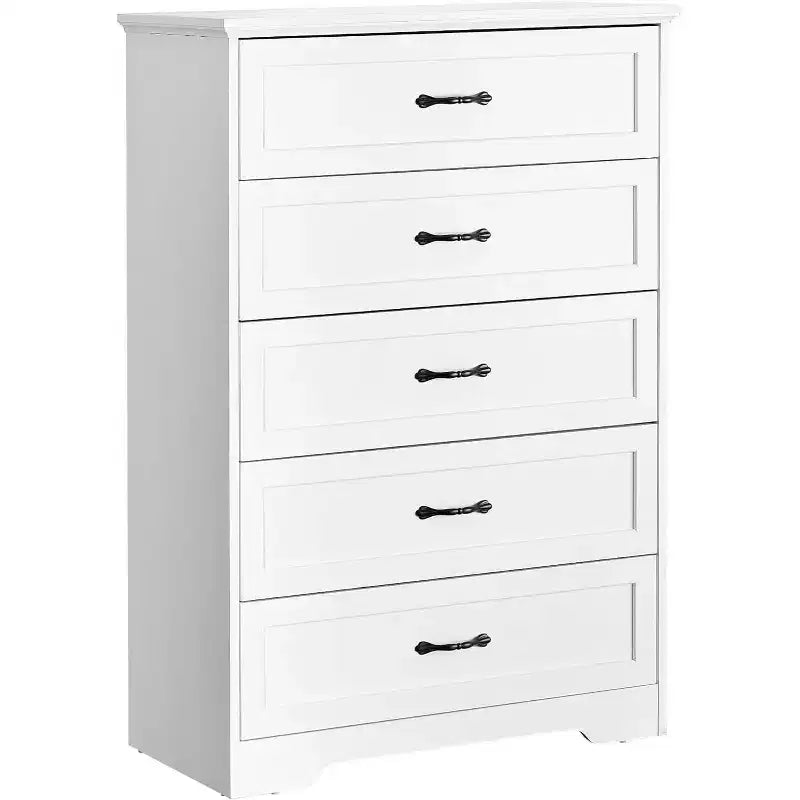 Dresser for Bedroom with Drawers, Wood Drawer Dresser Chest of Drawers for Closet, Living Room, Hallway, Nursery, Kids Bedroom