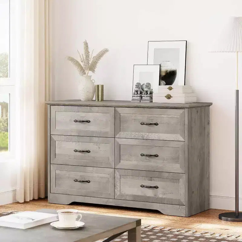 Dresser for Bedroom with Drawers, Wood Drawer Dresser Chest of Drawers for Closet, Living Room, Hallway, Nursery, Kids Bedroom