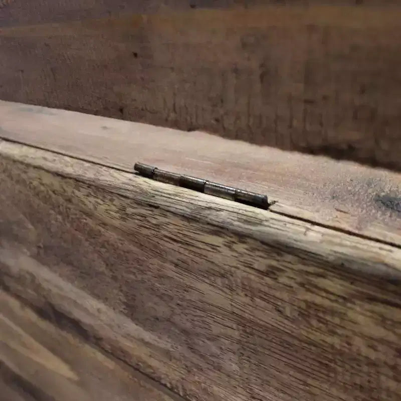 Bench Solid Mahogany Wood 33.9x15.7x23.6