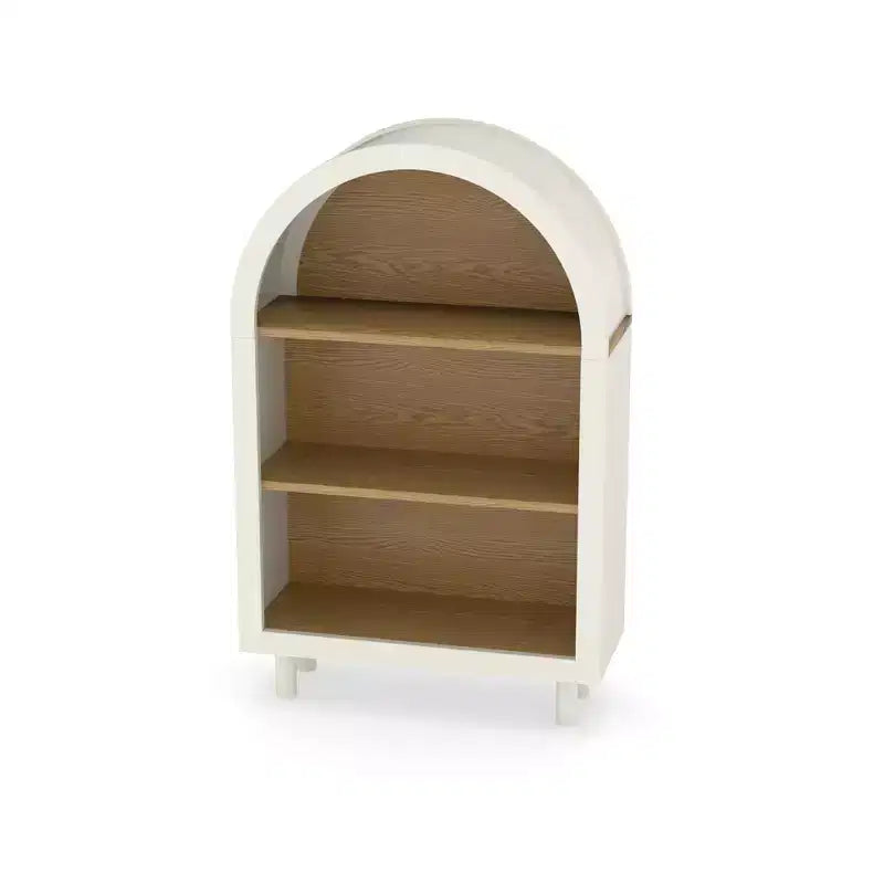 Modern 37.4 Arched 3-Tier Storage Bookcase