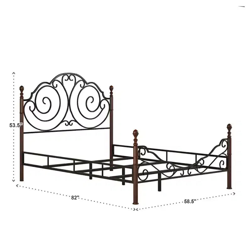 Versailles Full Bed - Cherry