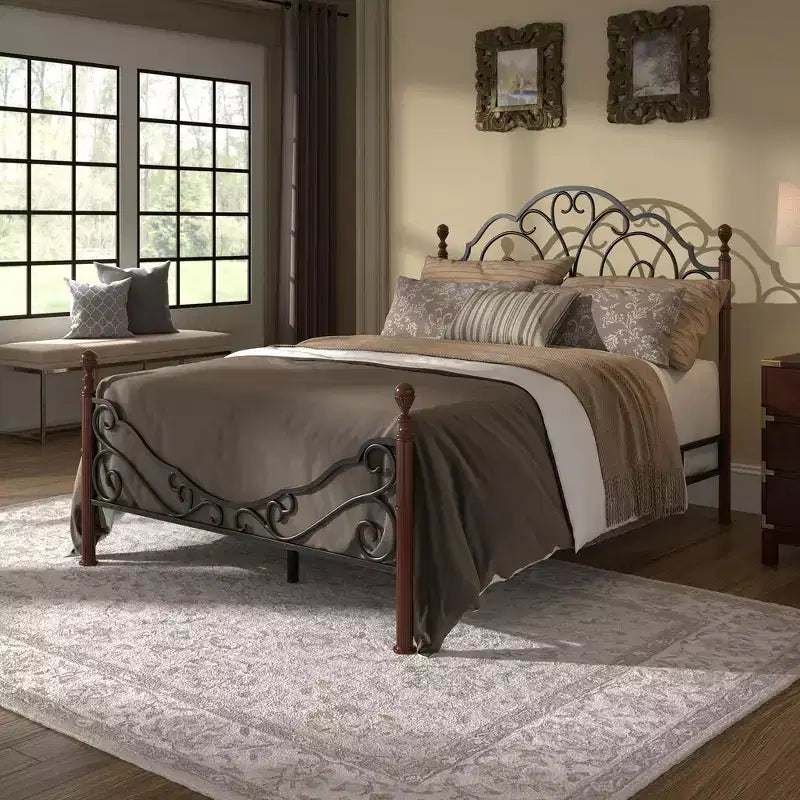 Versailles Full Bed - Cherry