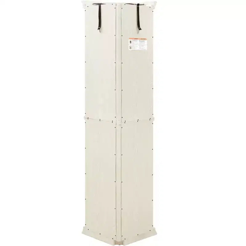 Living Room Corner Cabinet +Tempered Glass Adjustable Shelves Space-Saving
