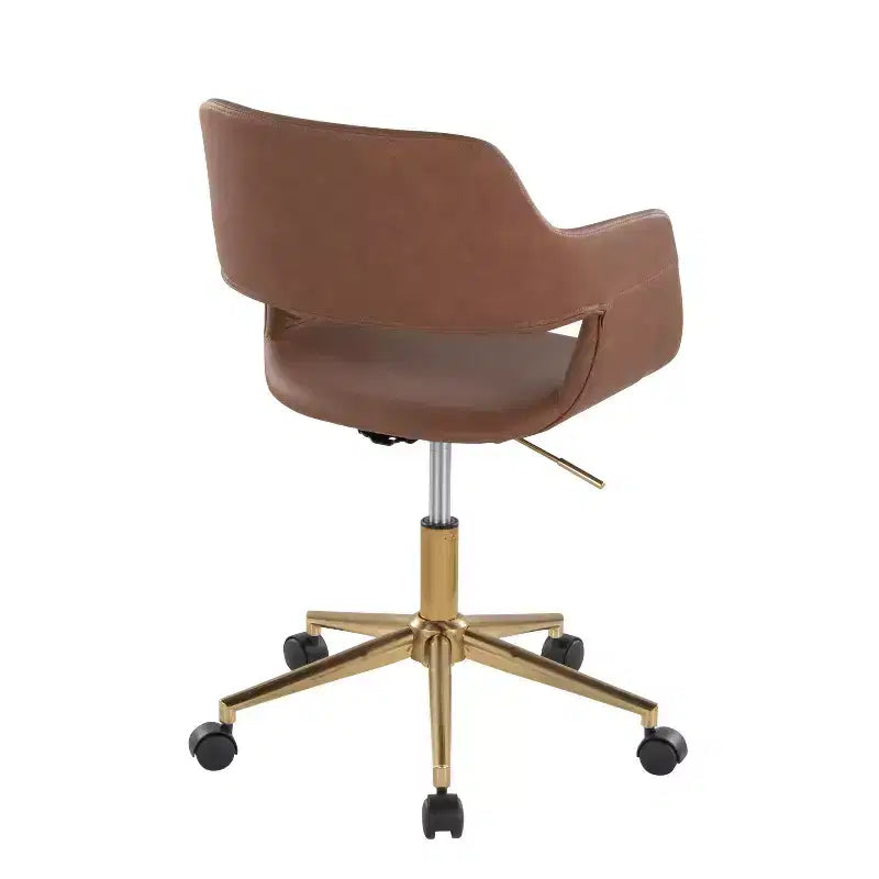 Task Chair Gold/Brown