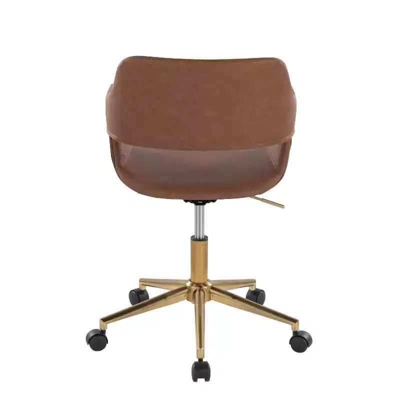 Task Chair Gold/Brown