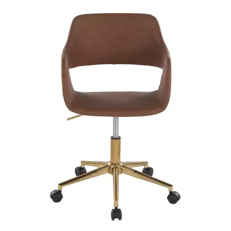 Task Chair Gold/Brown