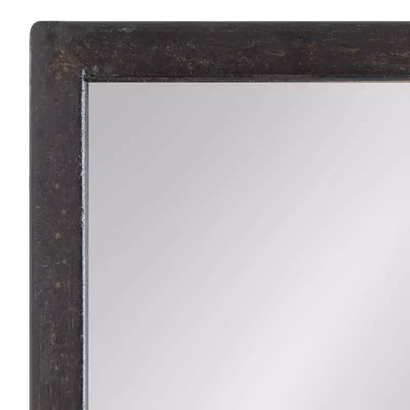Functional Wall Mirror Rustic Brown