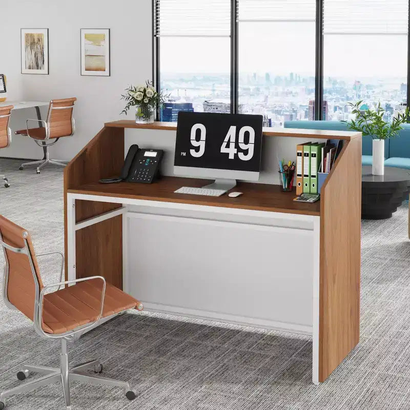 Reception Desk with Counter, 47 Front Desk