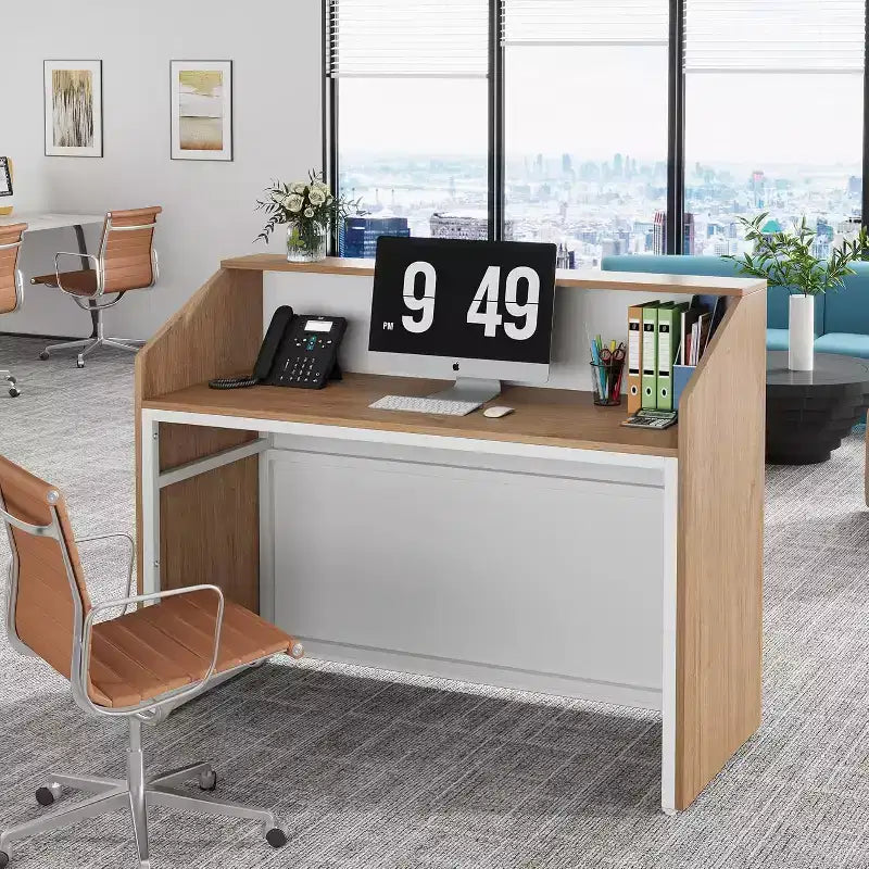 Reception Desk with Counter, 47 Front Desk