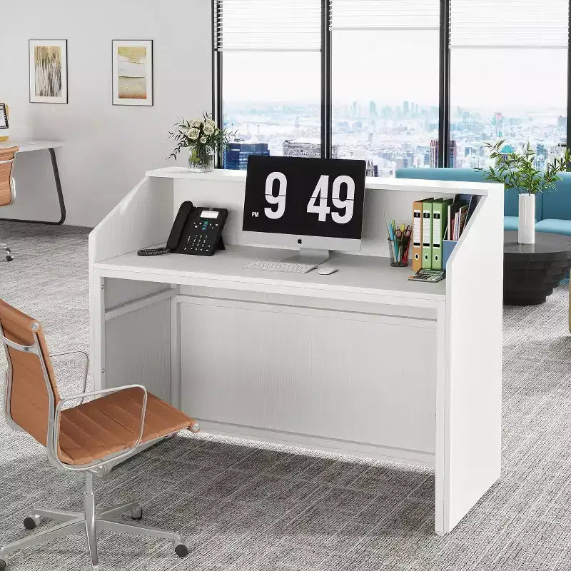Reception Desk with Counter, 47 Front Desk
