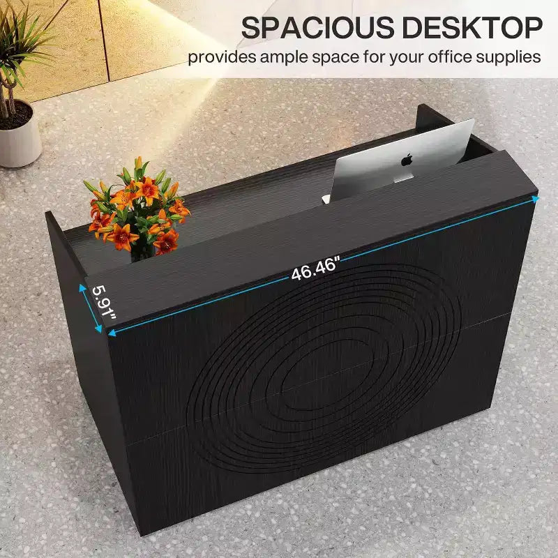 Reception Desk with Counter, 47 Front Desk