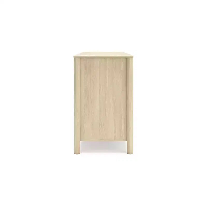 Six Drawer Dresser, Tan
