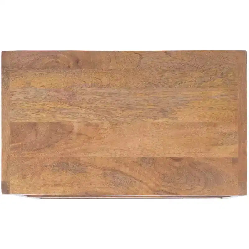 Phoenix 2 Shelf Etagere Natural/Golden Brown - Safavieh