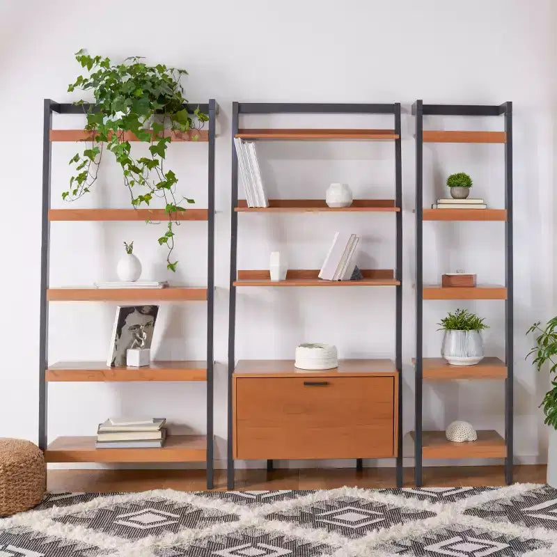 Yassi 5 Tier Leaning Etagere Safavieh