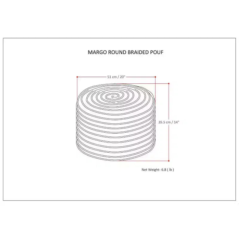 Round Pouf