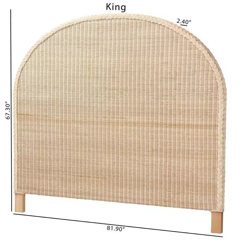 bali & pari Rattan King Size Standalone Headboard